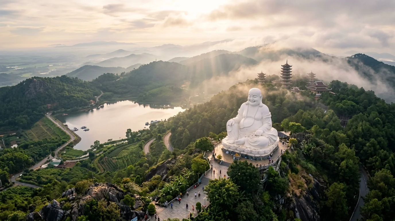 Núi Cấm Thiên Cấm Sơn chùa Vạn Linh