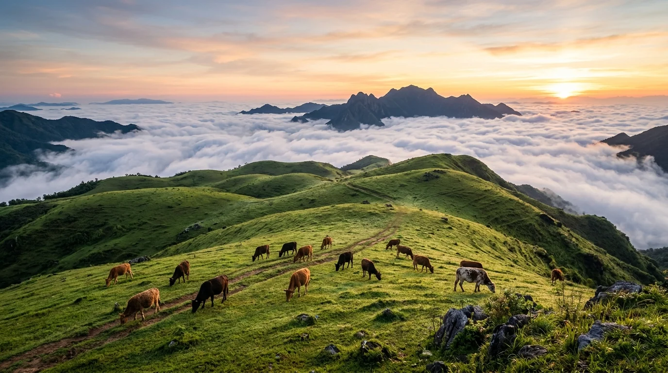 Đỉnh Cao Ly săn mây Bình Liêu