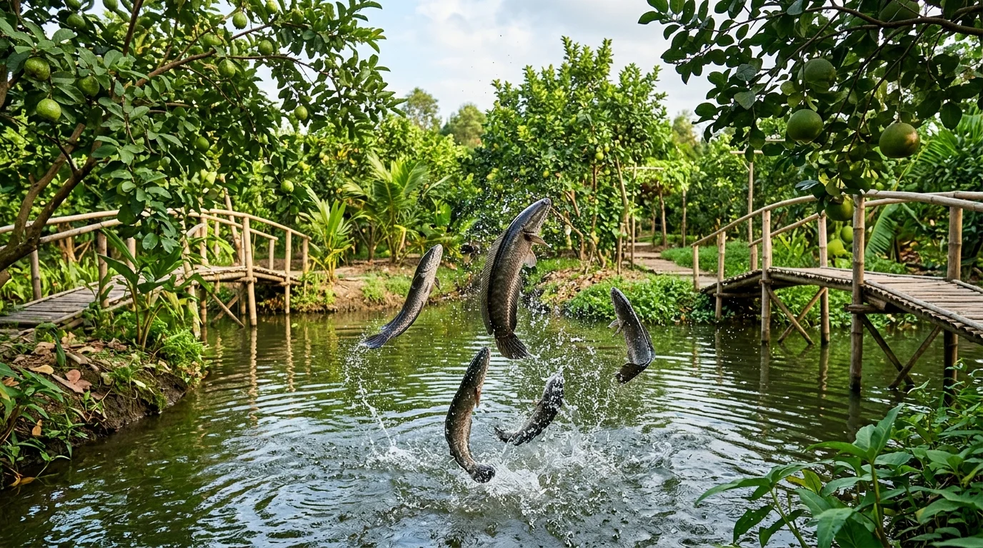 Cồn Sơn cá lóc bay Cần Thơ
