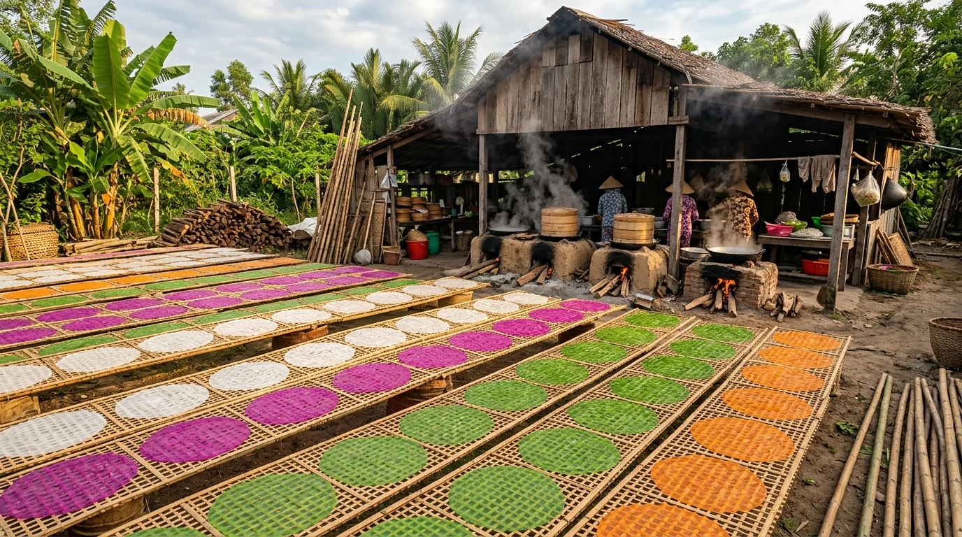 Lò hủ tiếu truyền thống Cần Thơ