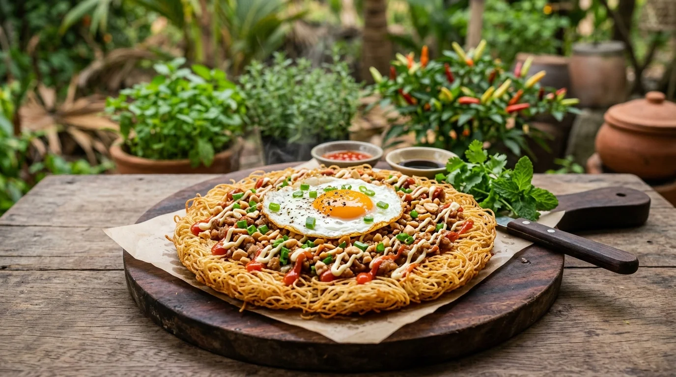 Pizza hủ tiếu Sáu Hoài Cần Thơ