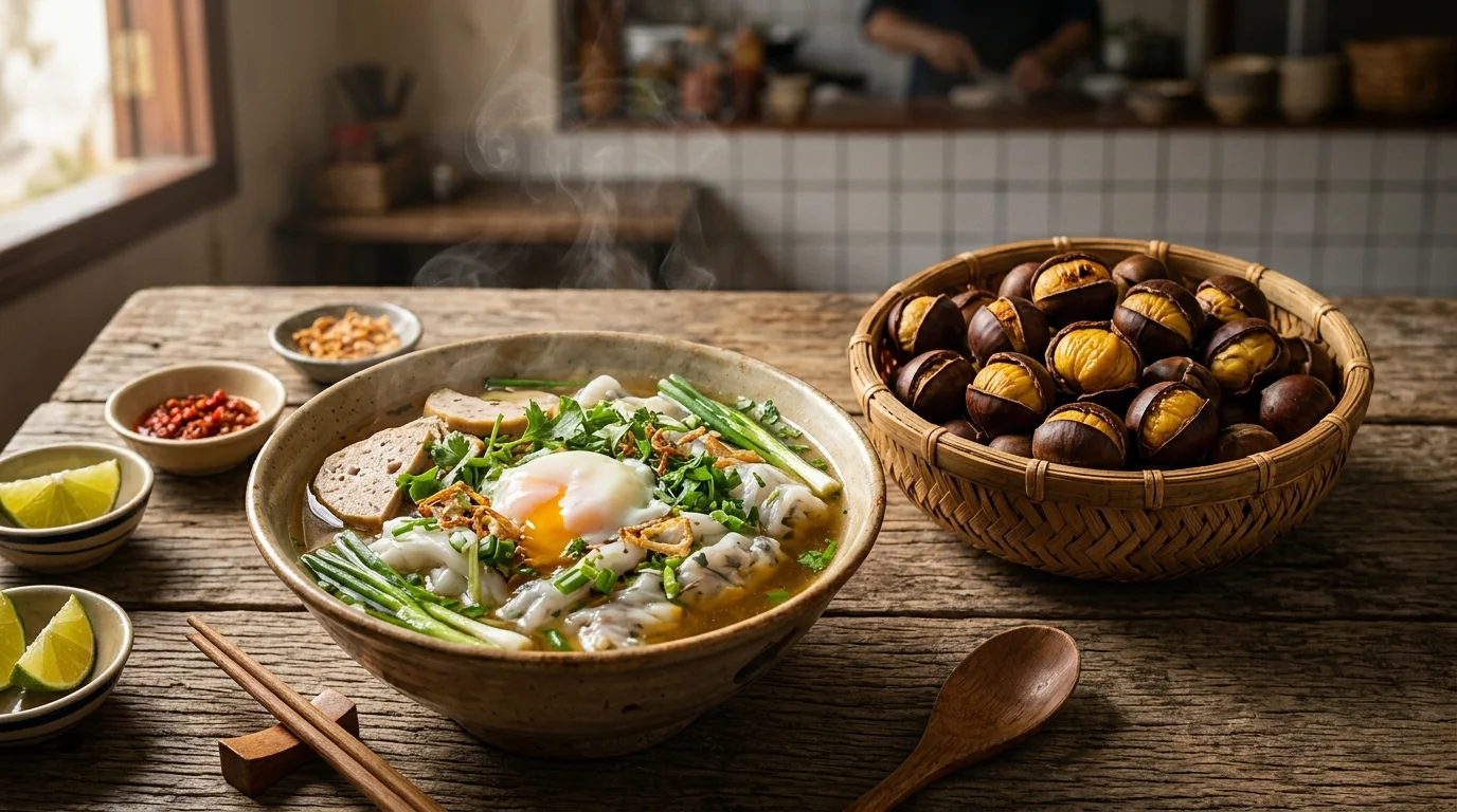 Bánh áp chao thịt vịt Cao Bằng