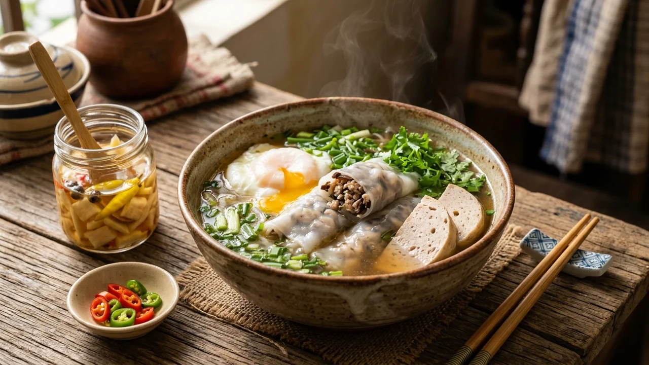 Bánh cuốn canh Cao Bằng