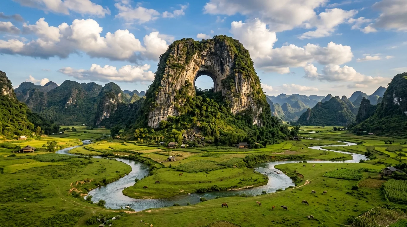 Núi Mắt Thần Núi Thủng Cao Bằng