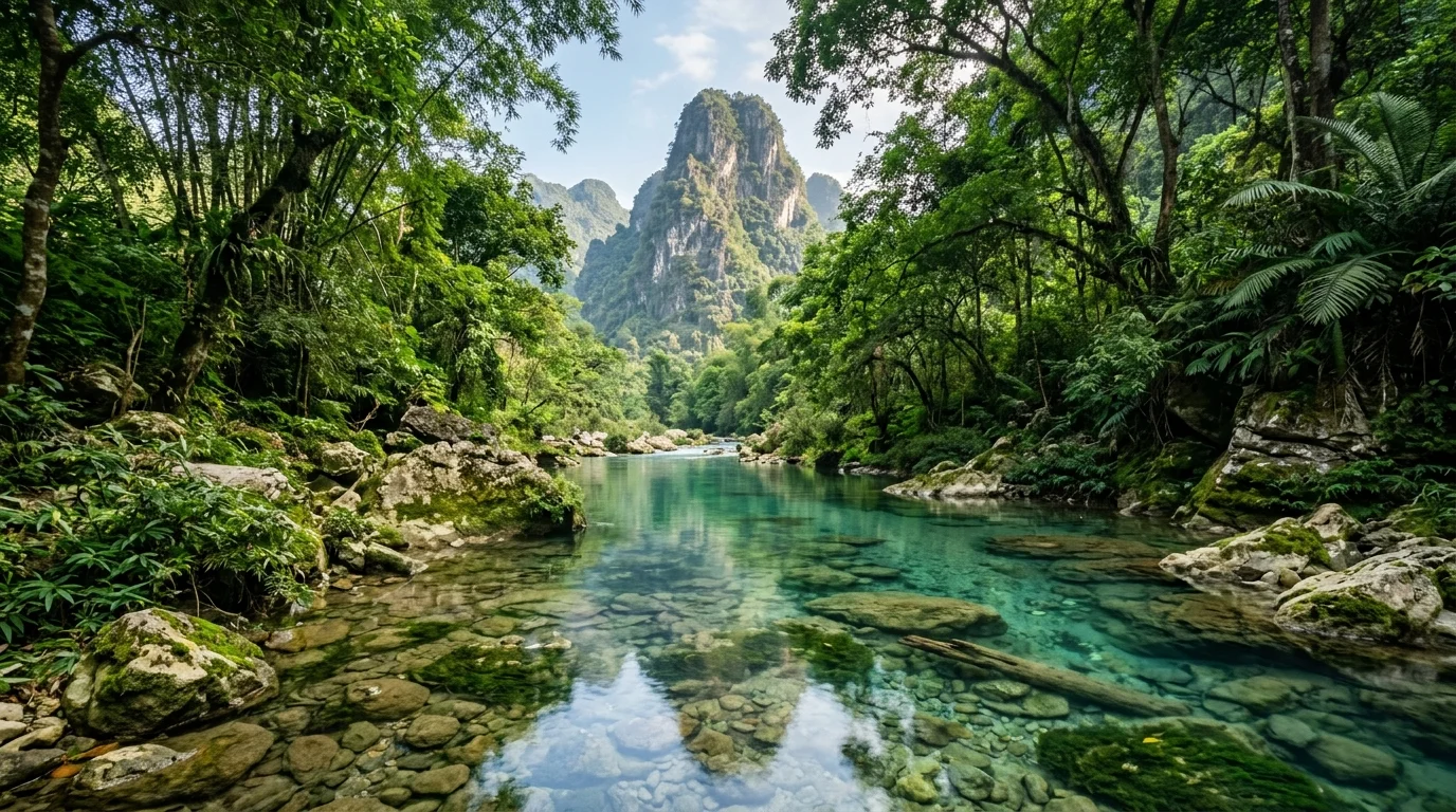 Suối Lê-nin Pác Bó Cao Bằng