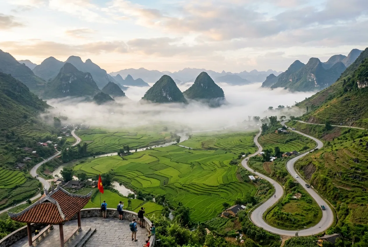 Cổng trời Quản Bạ & Núi Đôi