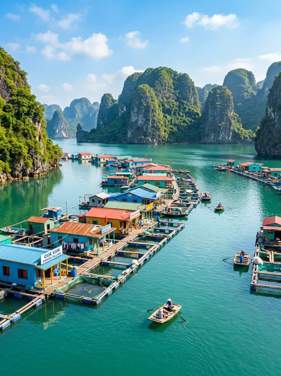 Làng chài Cửa Vạn