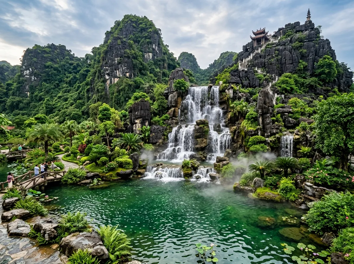 Thác nước nhân tạo Hang Múa