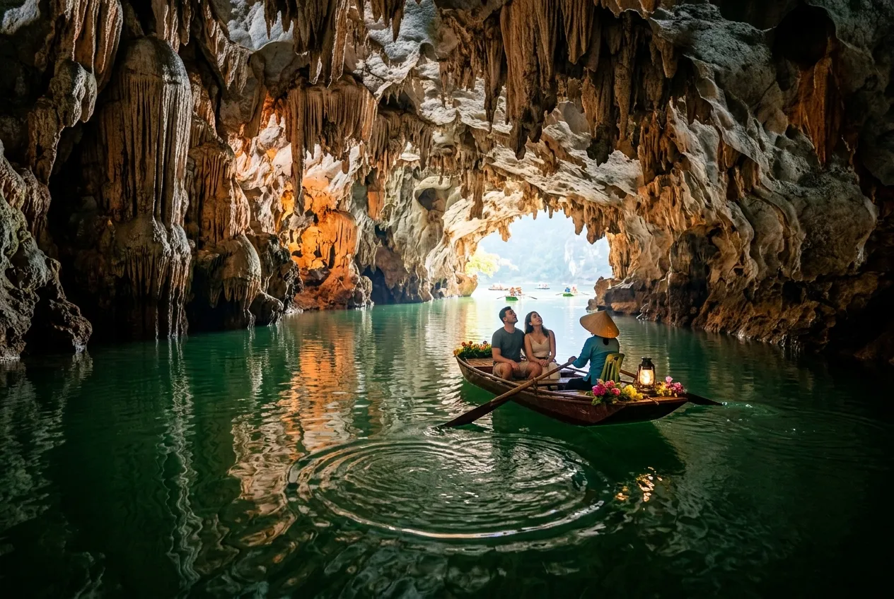 Hang Mây và Hang Sính Tràng An