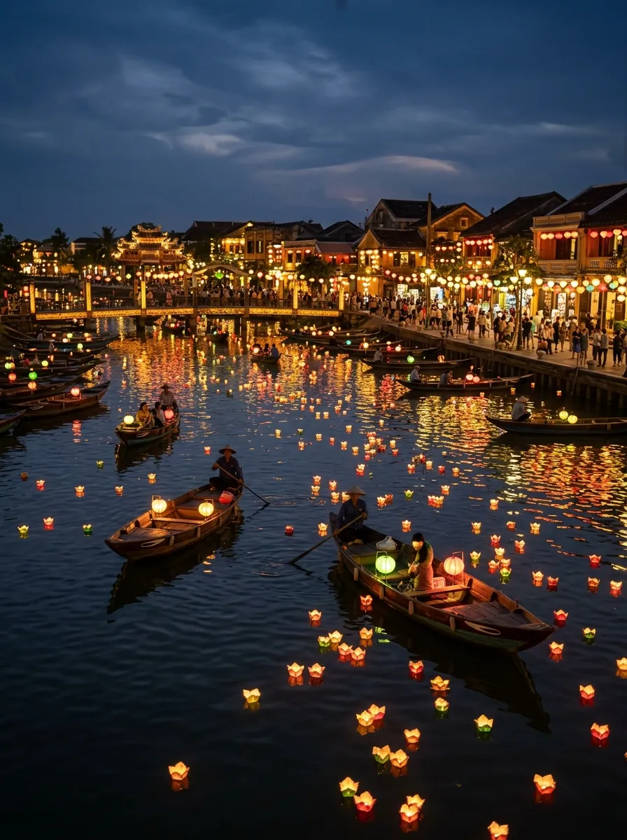 Sông Hoài & Thả đèn hoa đăng