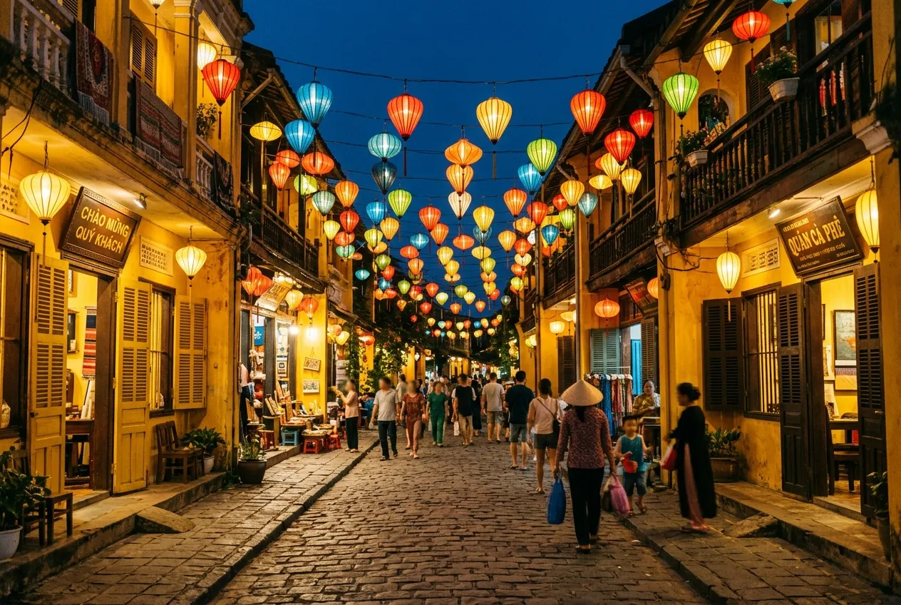 Phố cổ đèn lồng