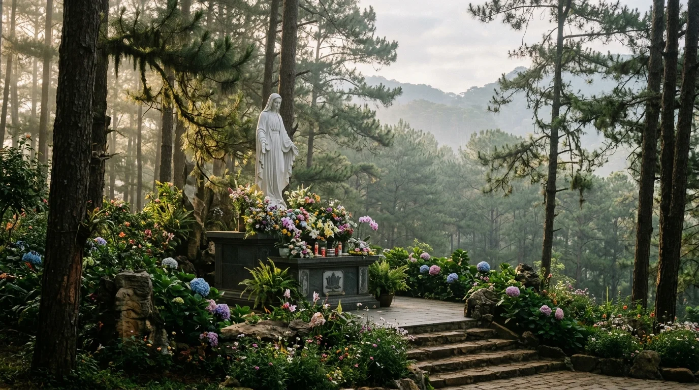 Tượng Đức Mẹ Măng Đen Kon Tum