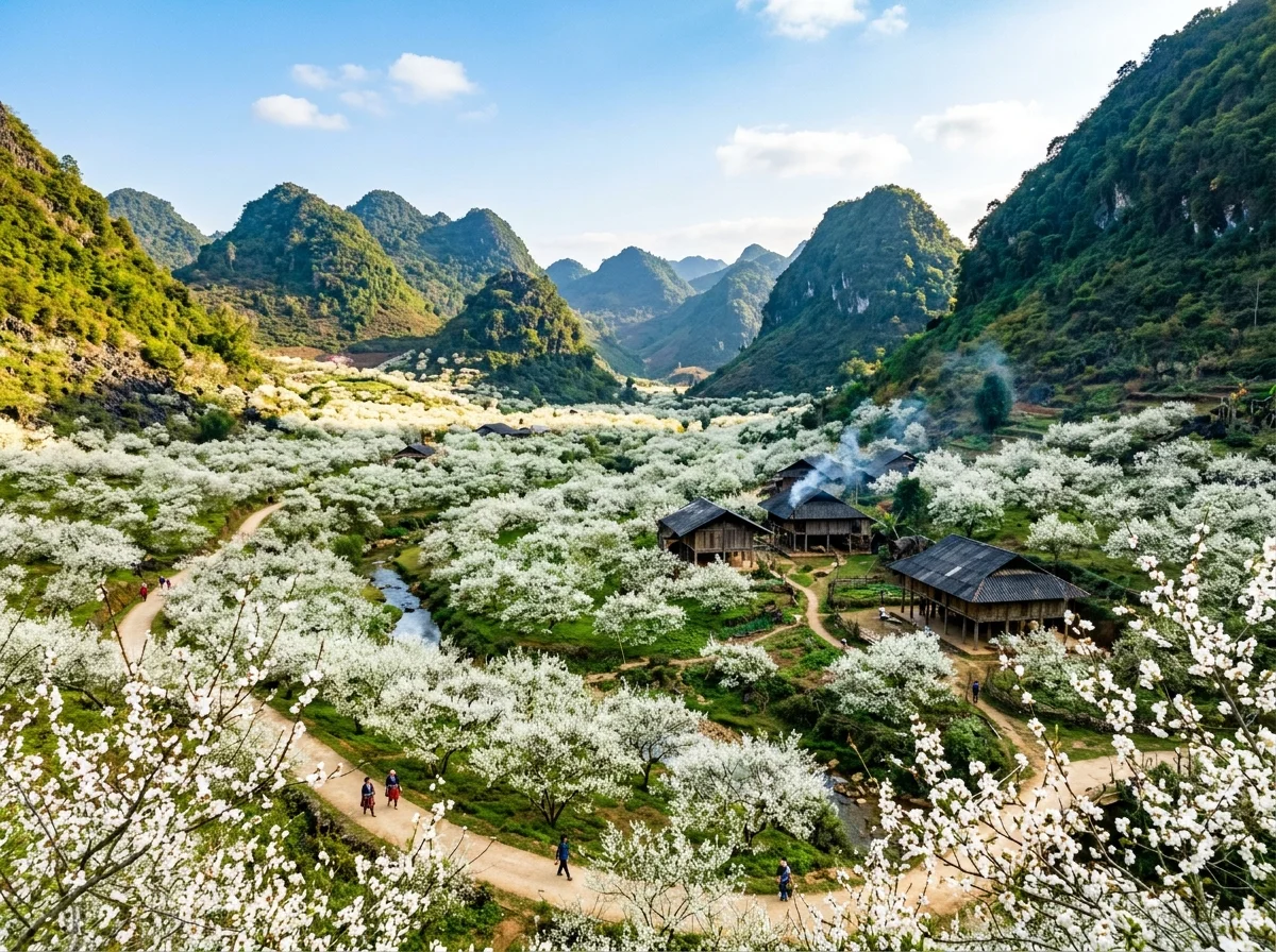 Thung lũng mận Nà Ka Mộc Châu