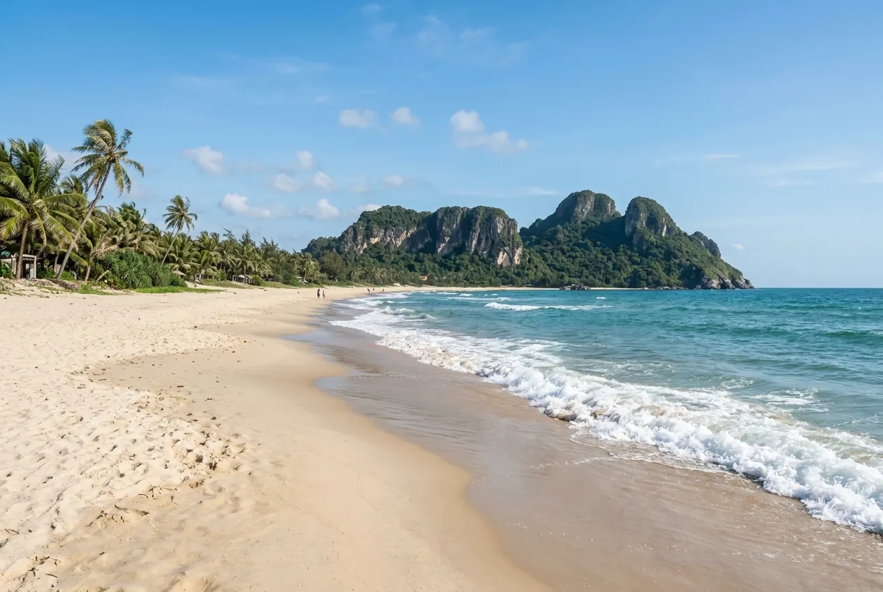 Bãi tắm Non Nước kề bên