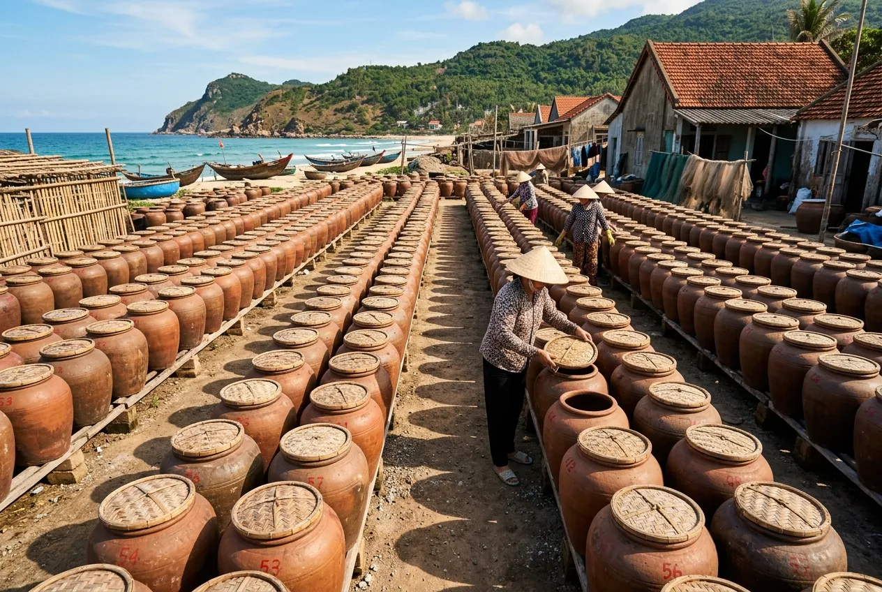 Làng nước mắm Nam Ô truyền thống