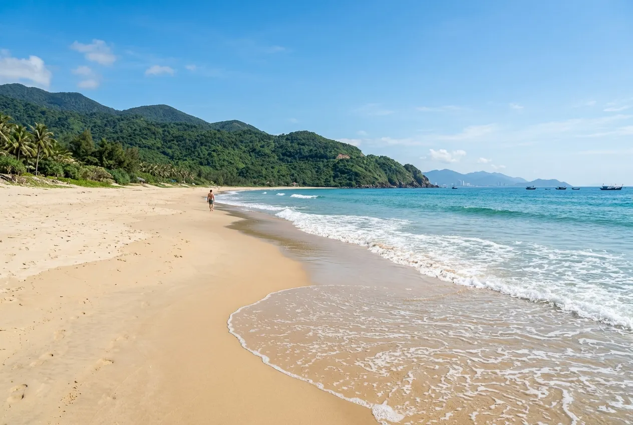 Bãi tắm hoang sơ Nam Ô