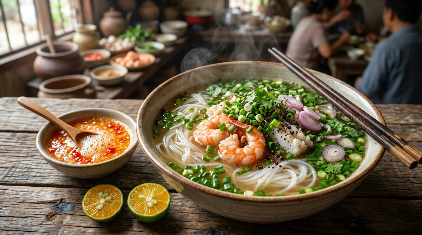 Tô bún quậy Kiến Xây tươi ngon trứ danh Phú Quốc