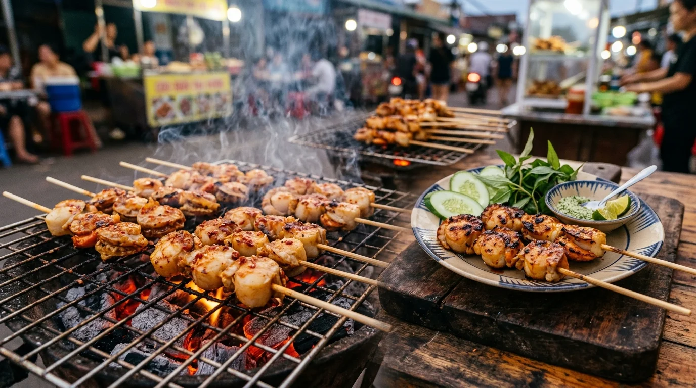 Còi biên mai nướng muối ớt cay giòn Phú Quốc