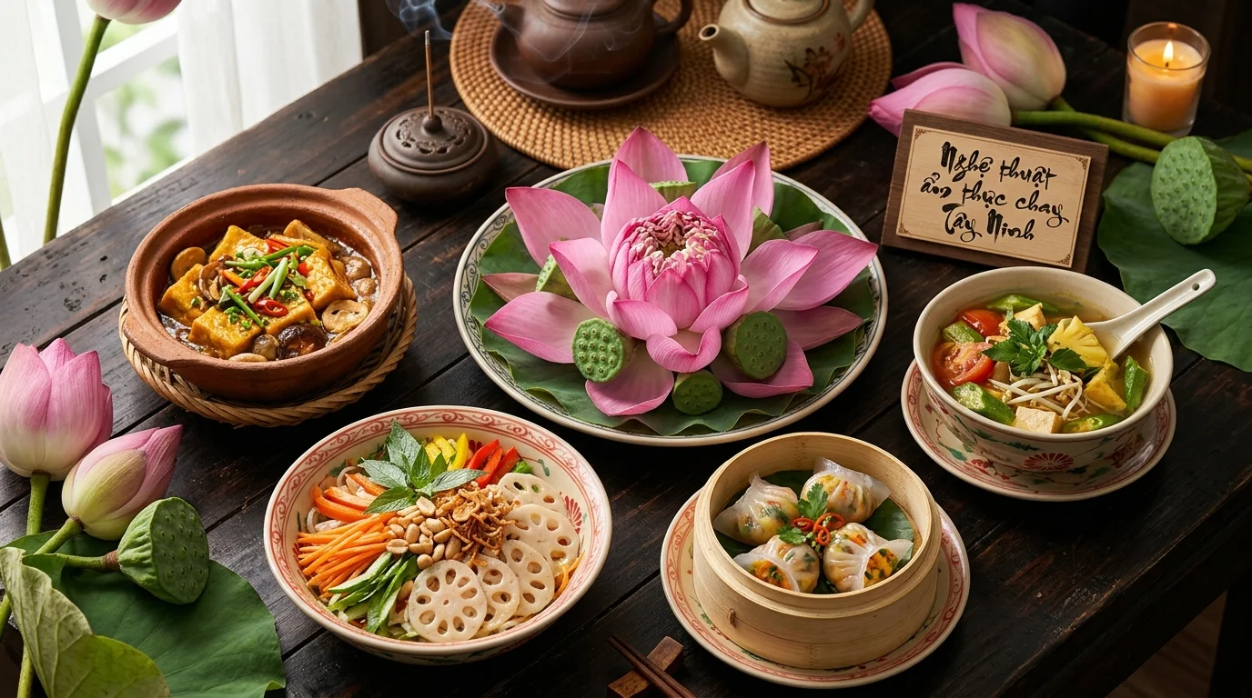 Nghệ thuật ẩm thực chay Tây Ninh