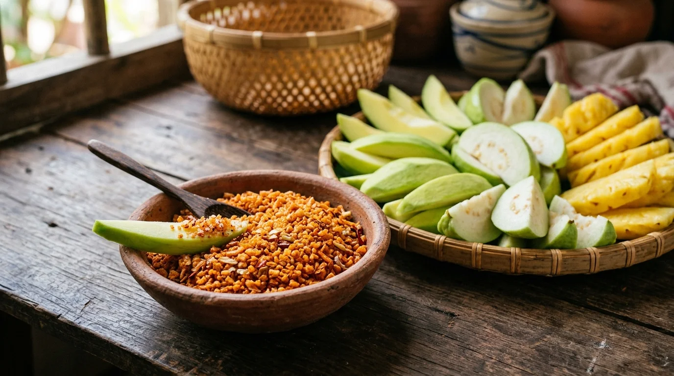 Muối tôm và muối ớt Tây Ninh