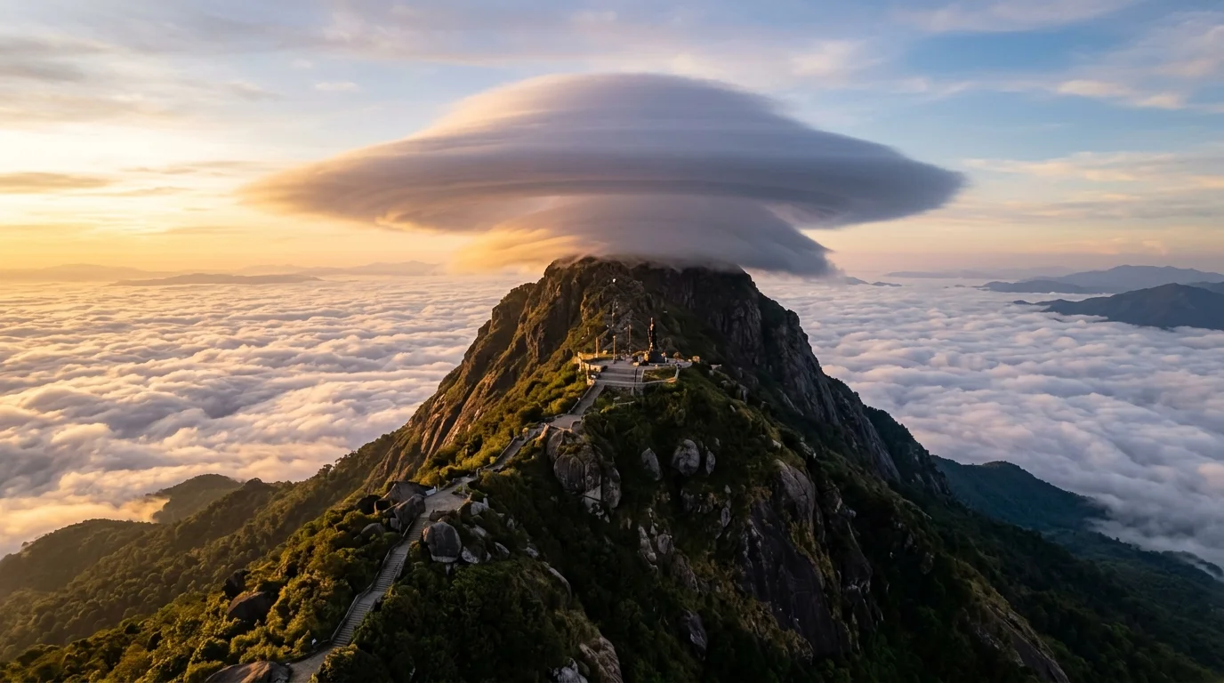 Mùa săn mây đỉnh núi Bà Đen Tây Ninh