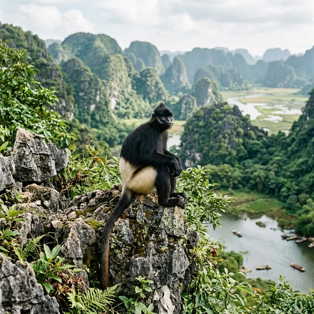 Voọc mông trắng Vân Long