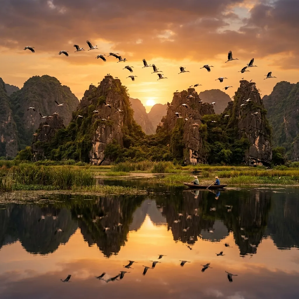 Đàn chim bay về tổ